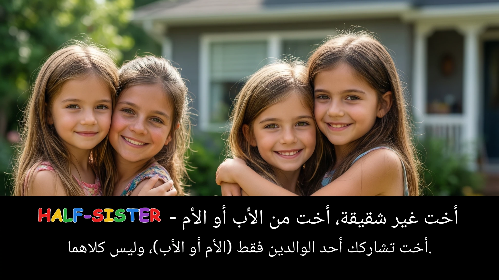 Arabic Illustration for half-sister